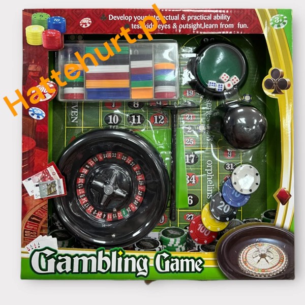 ZESTAW GAMBLING GAME  6 SZT