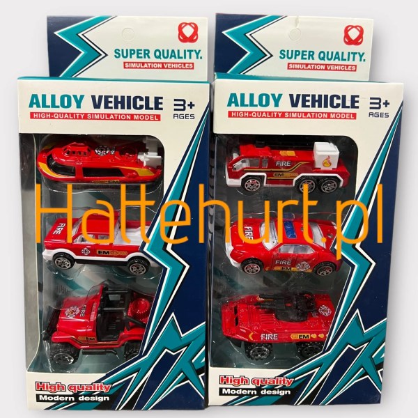 ZESTAW MODEL ALLOY TOYS  12 SZT