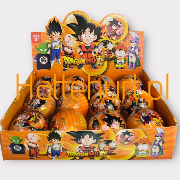 KULA Z FIGURKA DRAGON BALL 12 SZT