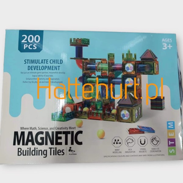 ZABAWKI MAGNETIC 200PCS 4 SZT