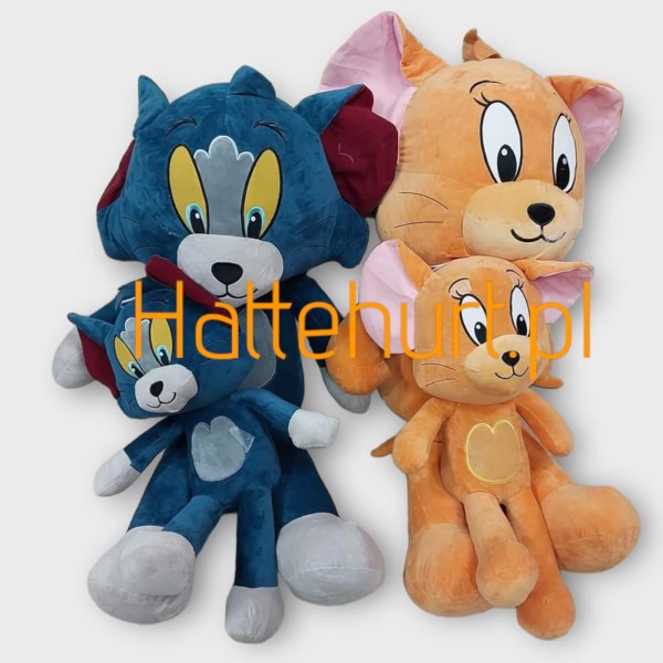 MASKOTKI JOM&JERRY 50 CM MIX KOLOR 6 SZT