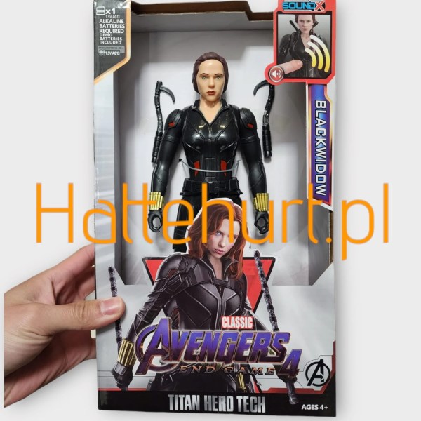 ZABAWKI FIGURKI AVENGER BLACK WIDOW 6 SZT