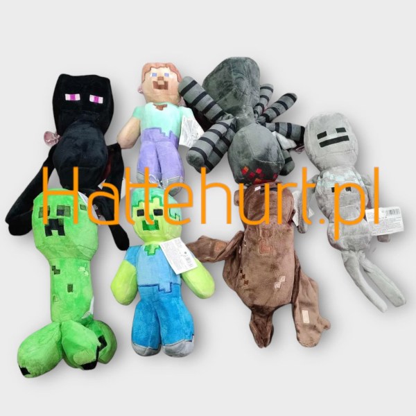 MASKOTKI MINECRAFT MIX KOLOR 12 SZT