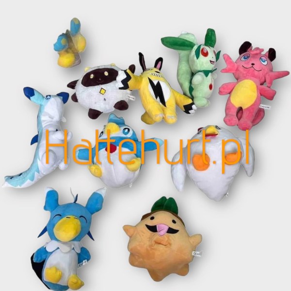 PLUSZAK MASKOTKA POKEMON NOWY SERIA 12 SZT