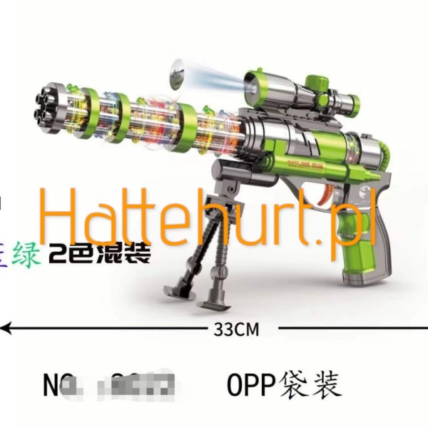 ZABAWKI PISTOL NA BATARIE 12 SZT