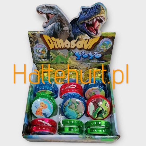 ZABAWKI YOYO DINOSAUR 12 SZT