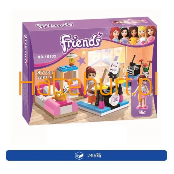 ZABAWKI KLOCKI GIRLS AND FRIENDS 87 PCS 6 SZT