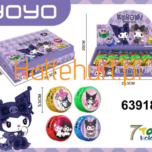 ZABAWKI YOYO KUROMI 24 SZT