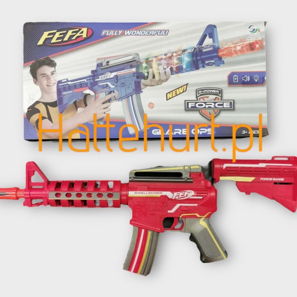 ZABAWKI PISTOL NA BATERIE 6 SZT