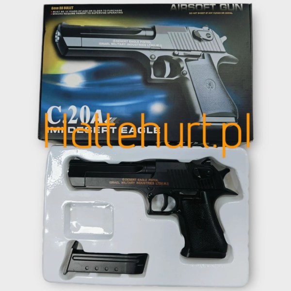 ZABAWKI PISTOL METALOWY  C 20A  6 SZT
