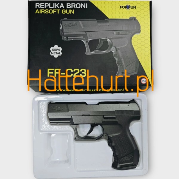 ZABAWKI PISTOL METALOWY  FF- C 23  6 SZT