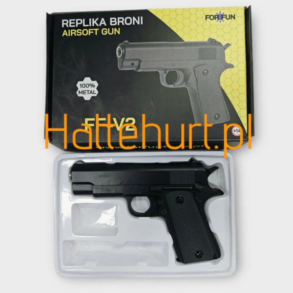 ZABAWKI PISTOL METALOWY  FF- V2  6 SZT