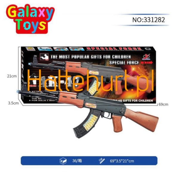 ZABAWKI PISTOLET NAKULKI 6 SZT