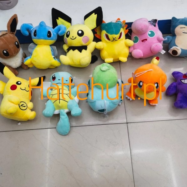 ZABAWKI MASKOTKI POKEMON  20 CM 12 SZT