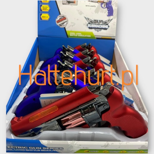 ZABAWKI PISTOLETY NA BATERIE 9 SZT