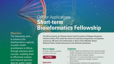 CDC Bioinformatics Fellowship 2025 – Short-Term Training for Public Health Professionals in Africa