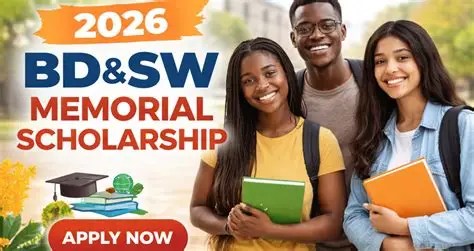 APPLY NOW: BD&SW Memorial Scholarship for African Undergraduates 2026