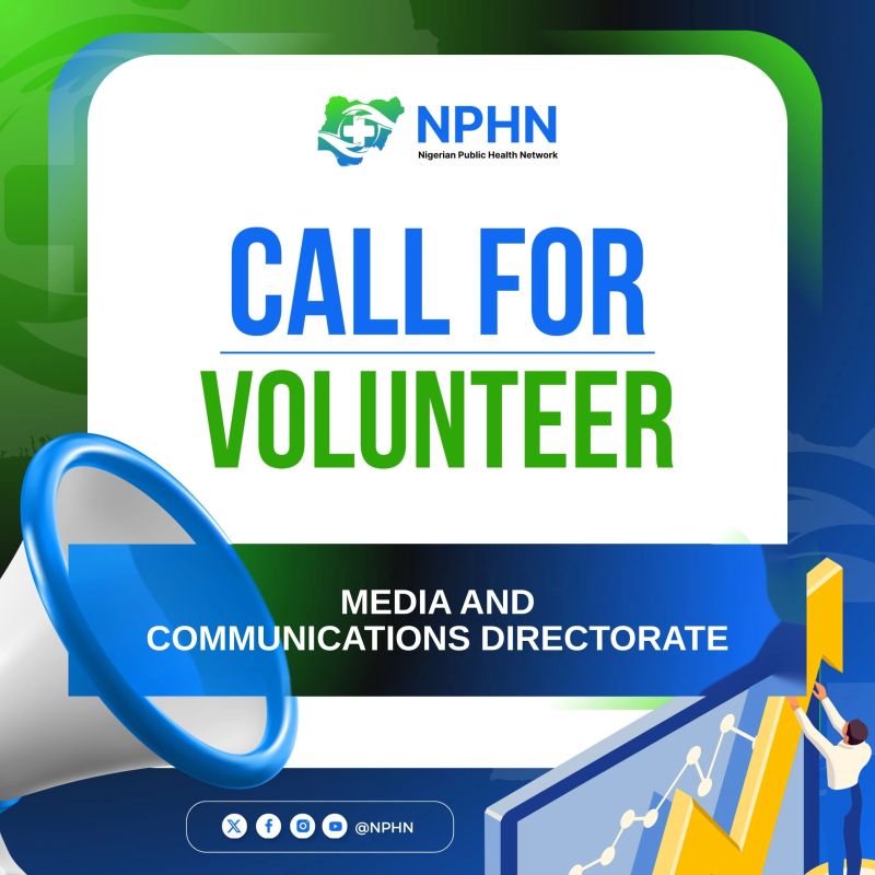 CALL FOR VOLUNTEERS — NPHN Media & Communications Directorate