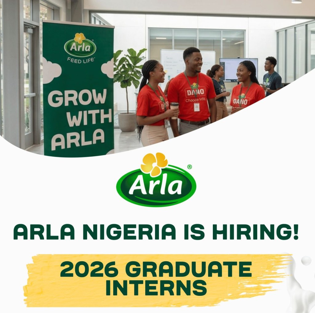 Arla Nigeria Internship Program 2026
