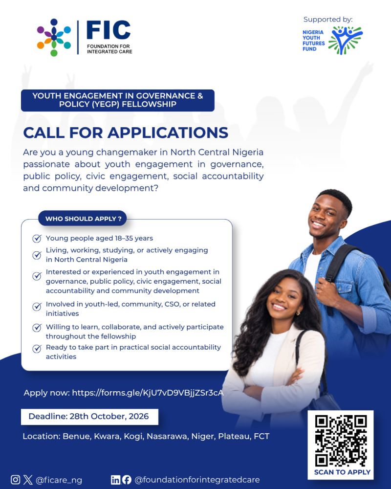 Youth Engagement in Governance and Policy (YEGP) Fellowship