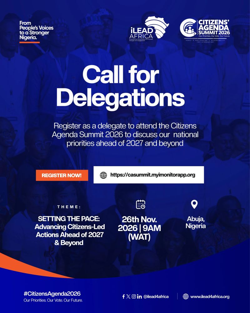 Citizens Agenda Summit 2026 : Setting The Pace - Advancing Citizens-Led Actions Ahead of 2027 & Beyond
