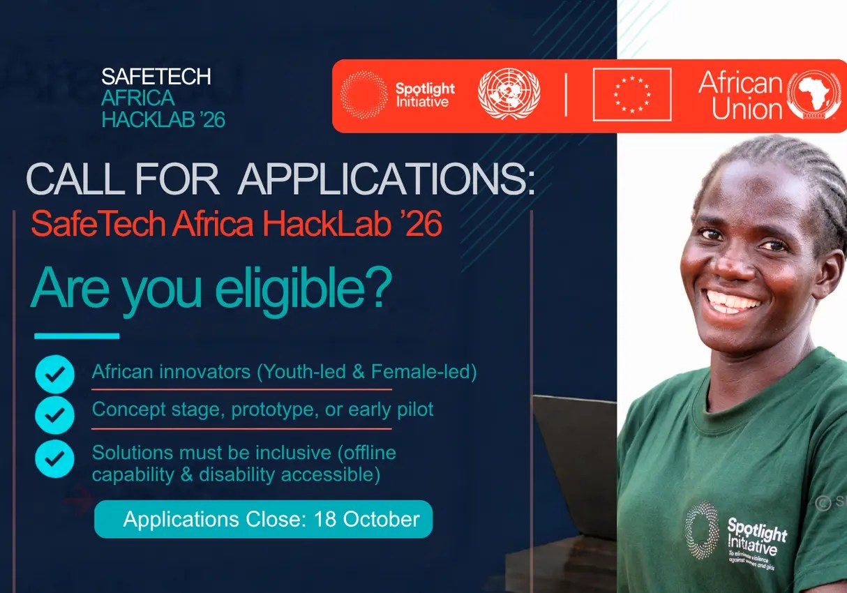 SafeTech Africa HackLab 2026 (Up to $10,000 in Seed Grants)
