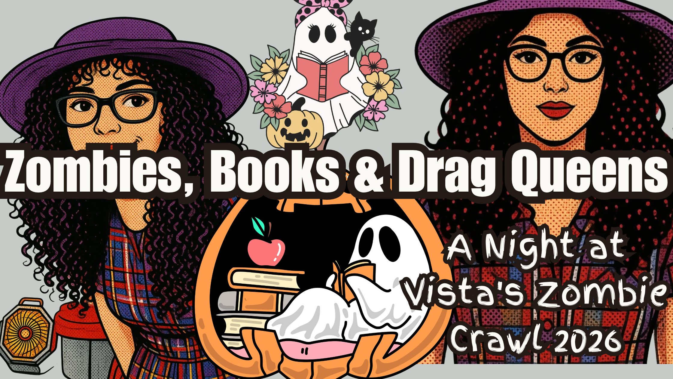 Zombies, Books, and Drag Queens: A Night at Zombie Crawl in Vista, California