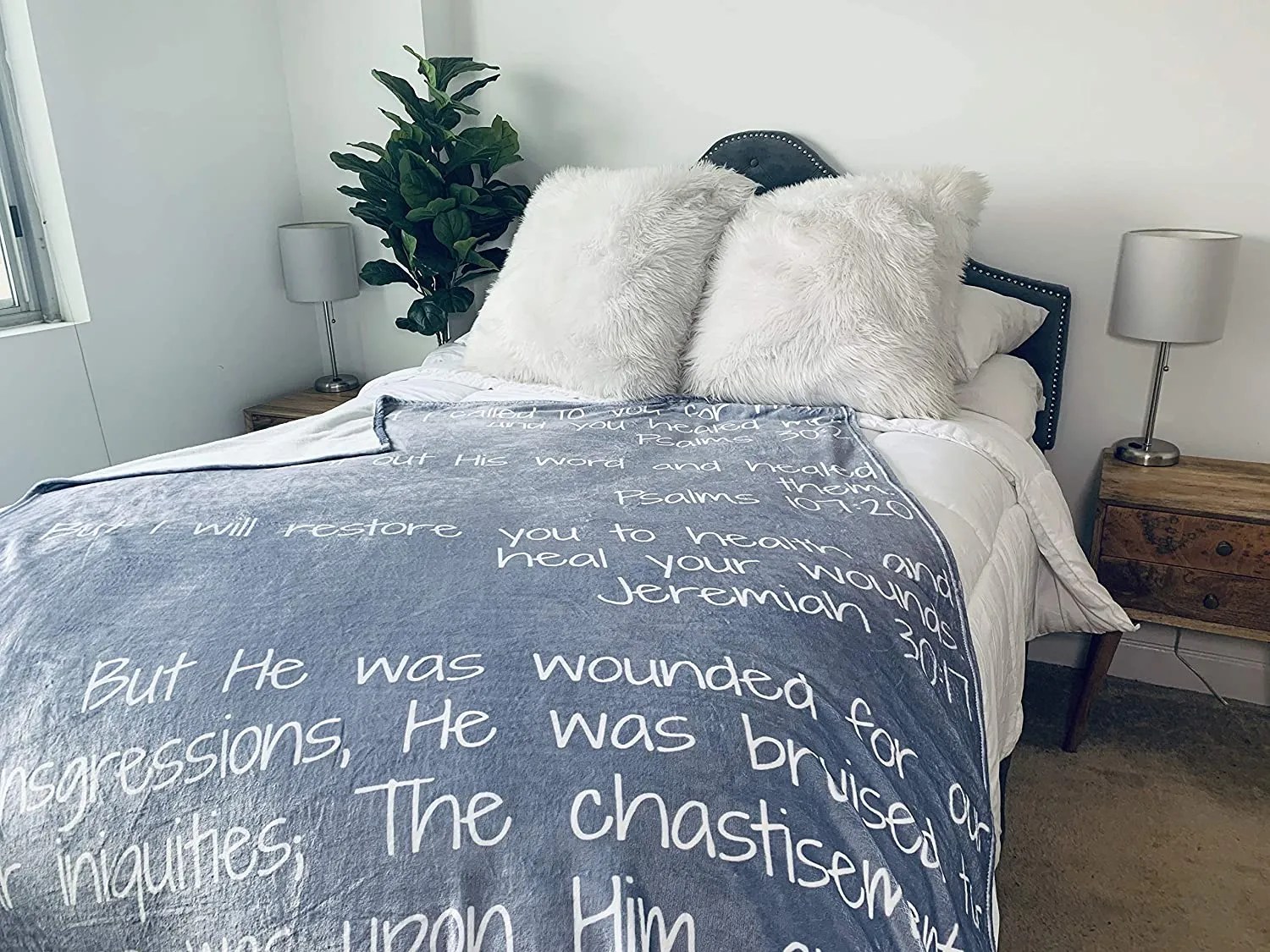 Healing Scriptures Blanket Haven and Light