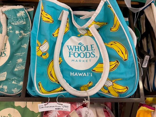 ハワイのホールフーズ、バナナのエコバッグ | Hawaii-ne ハワイ