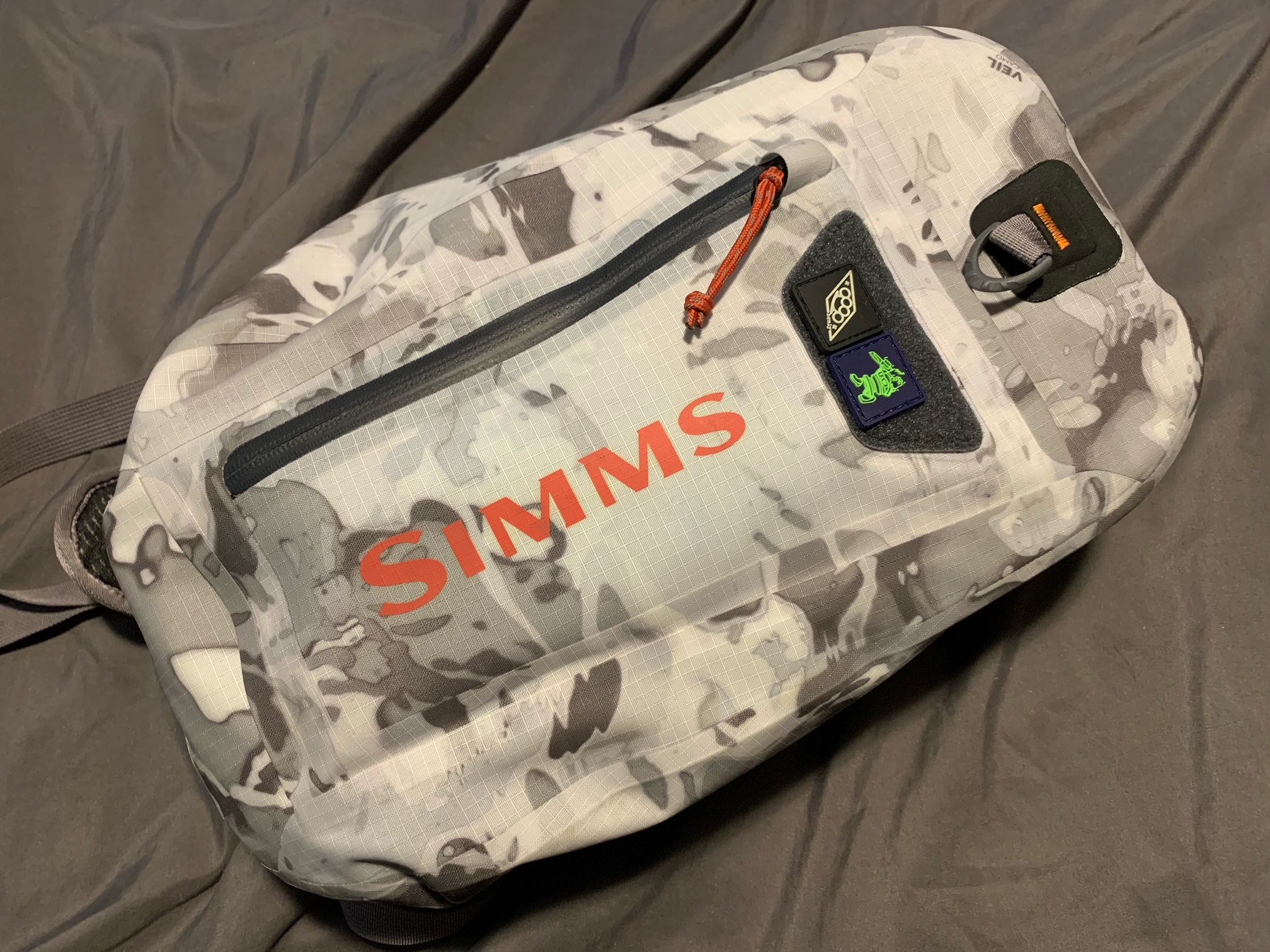 simms waterproof sling pack