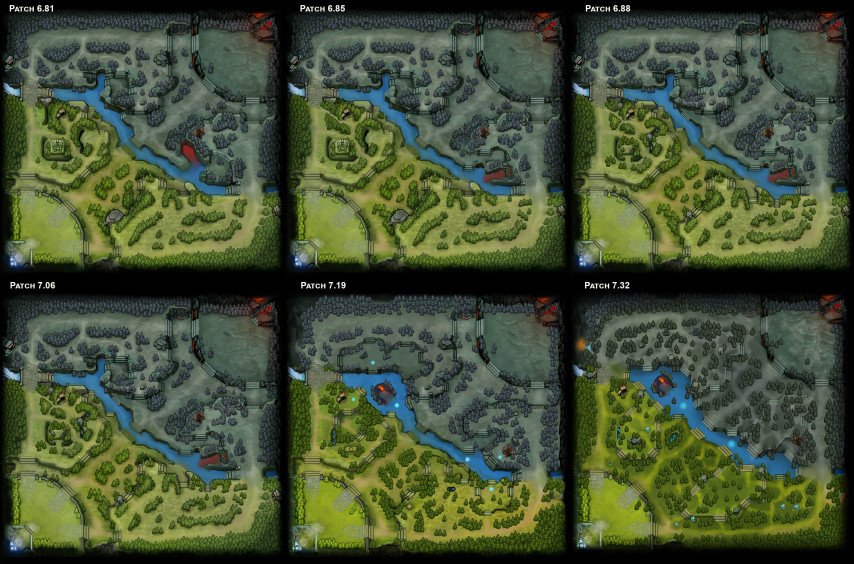 Players Are Shocked By How Valve Changed The Map In Dota 2 Hawk Live Dota 2 Map 11645 
