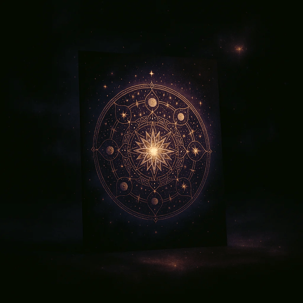 Cosmic Mandala Poster