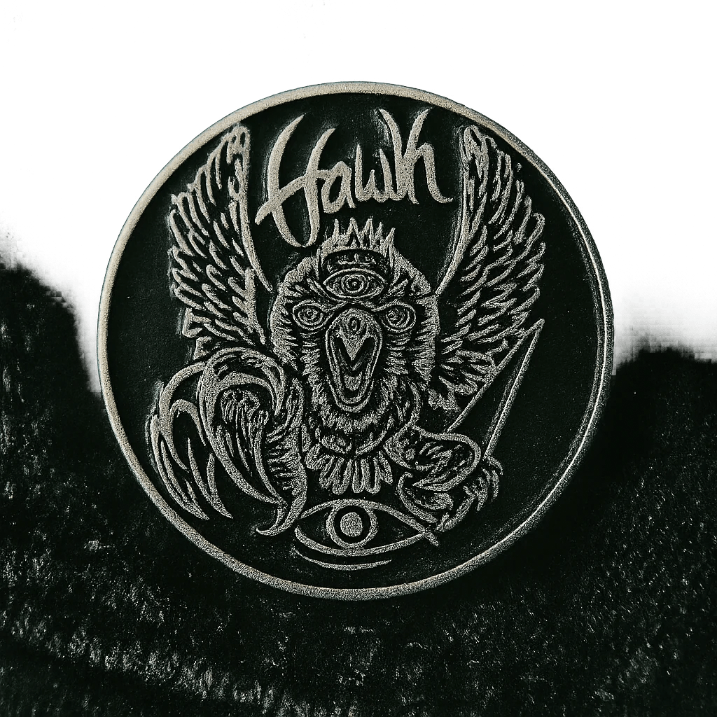 Hawk Eye Enamel Pin