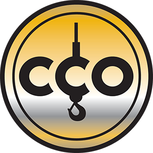 NCCCO (Certified Crane Operator) logo, representing Hawthorne Crane Rentals' NCCCO-certified operators.