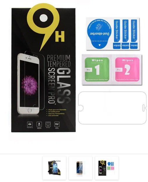Galaxy S7 Clear Tempered Glass (Case Friendly/2.5D)