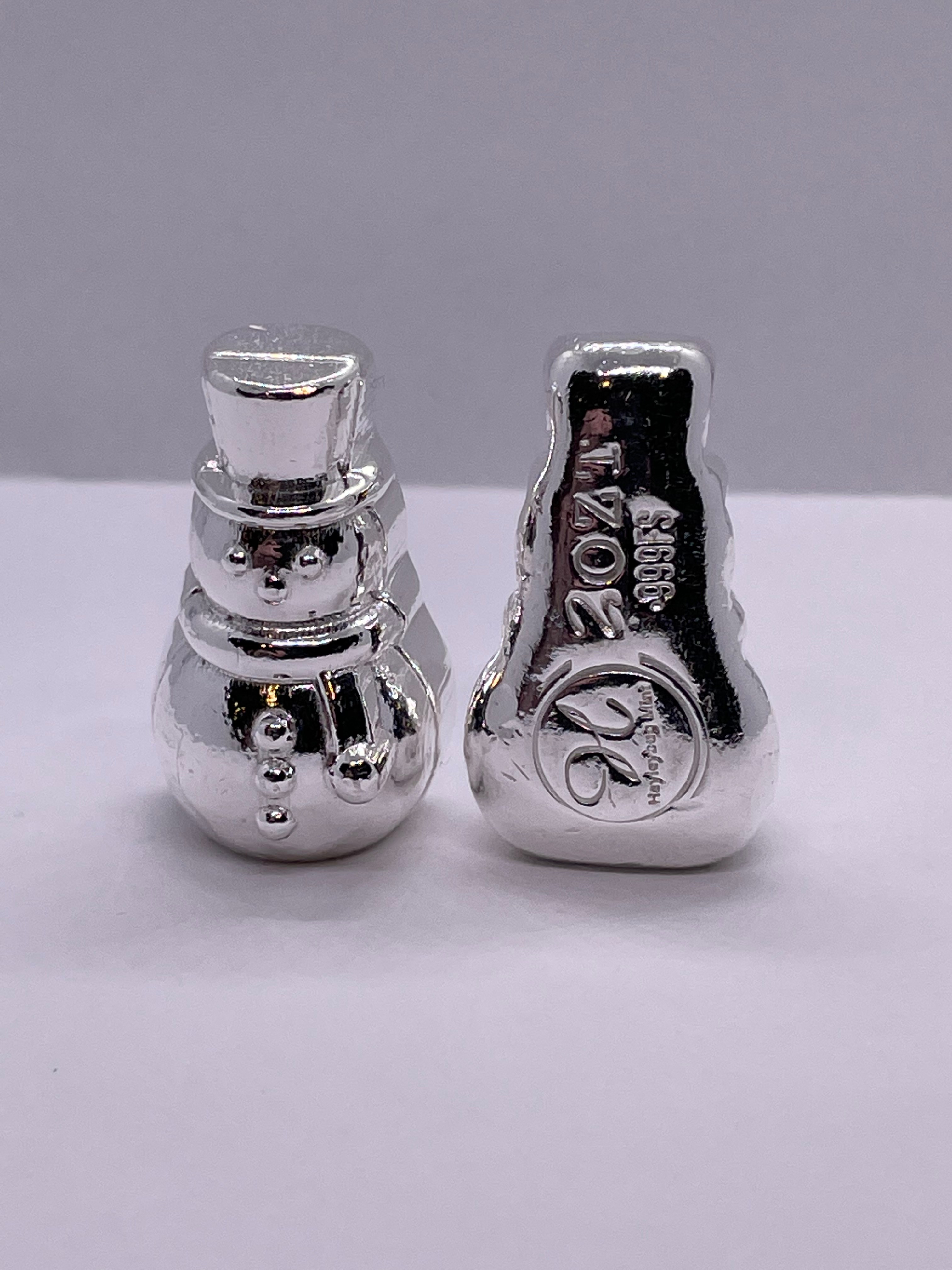 2 ozt .999 Fine Silver Snowman – Hayleybug Mint