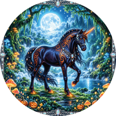 MOONFALL RUNNER HALF TROY OUNCE 999 FINE SILVER