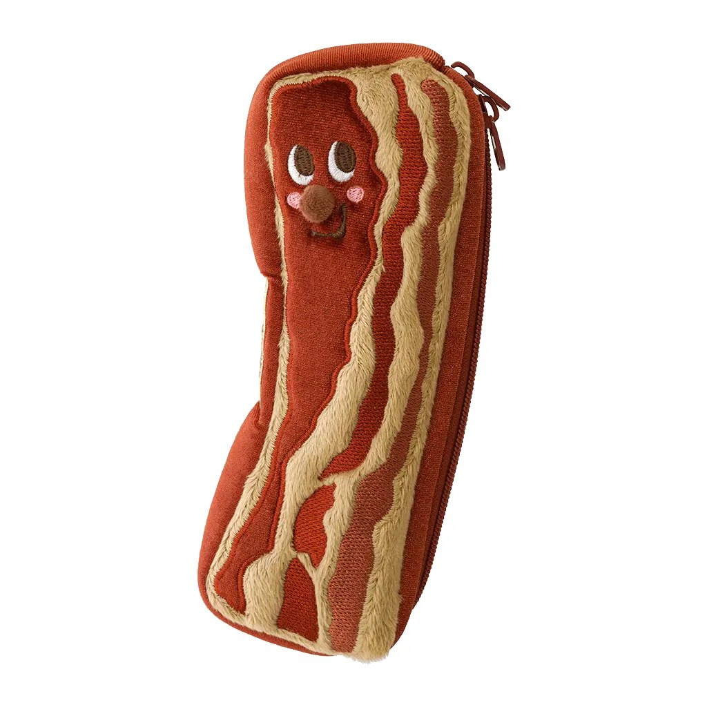 005 Gladee Pencil Case Thick Sliced Bacon 01