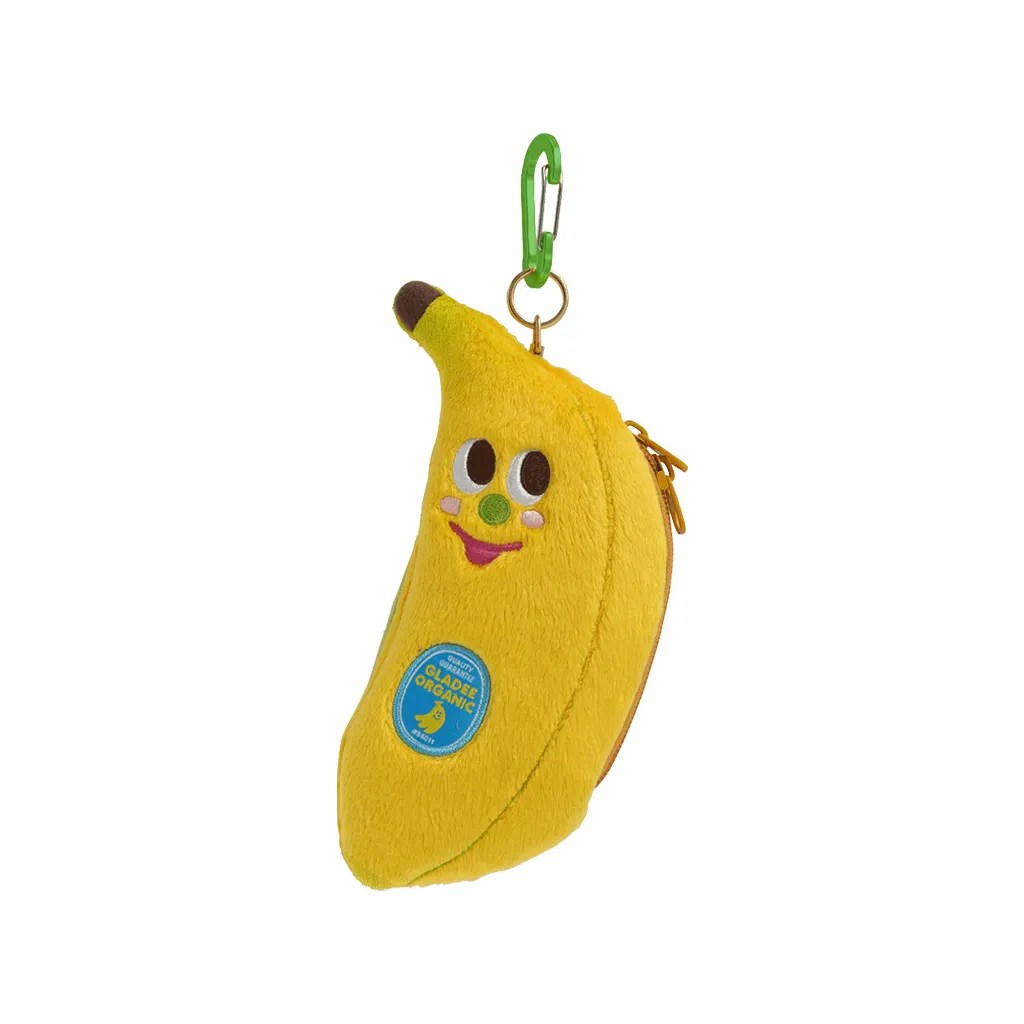 046 Gladee Card Holder Pouch with Zipper Fresh Banana II 01
