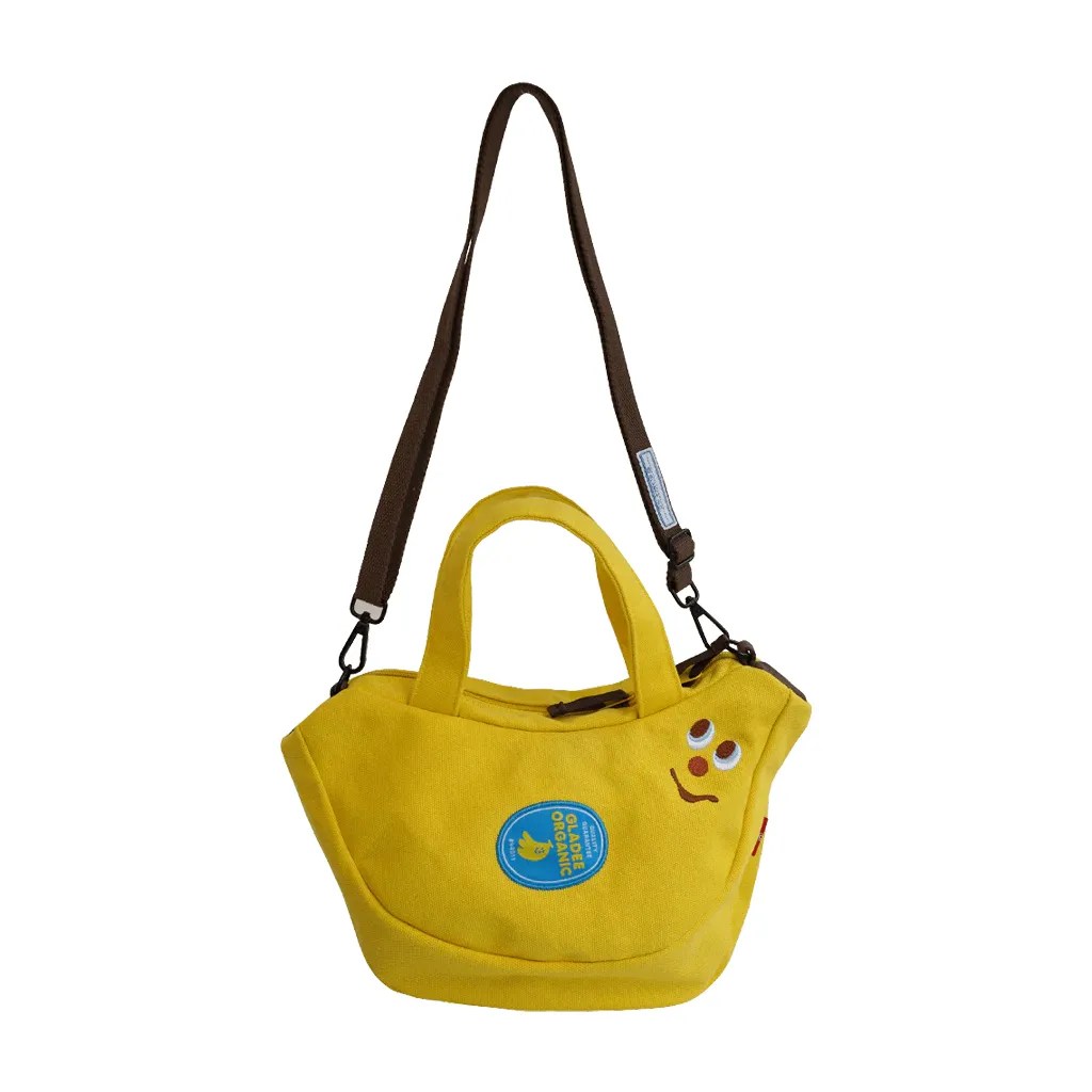 047 Gladee Canvas Mini Bag with Strap Fresh Banana 01