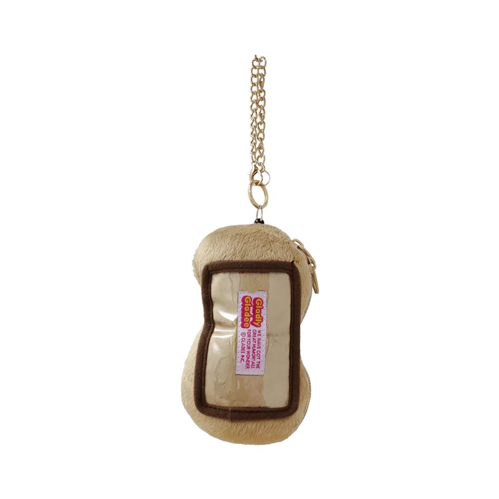 062 Gladee Card Holder Pouch with Zipper Peanuts 02
