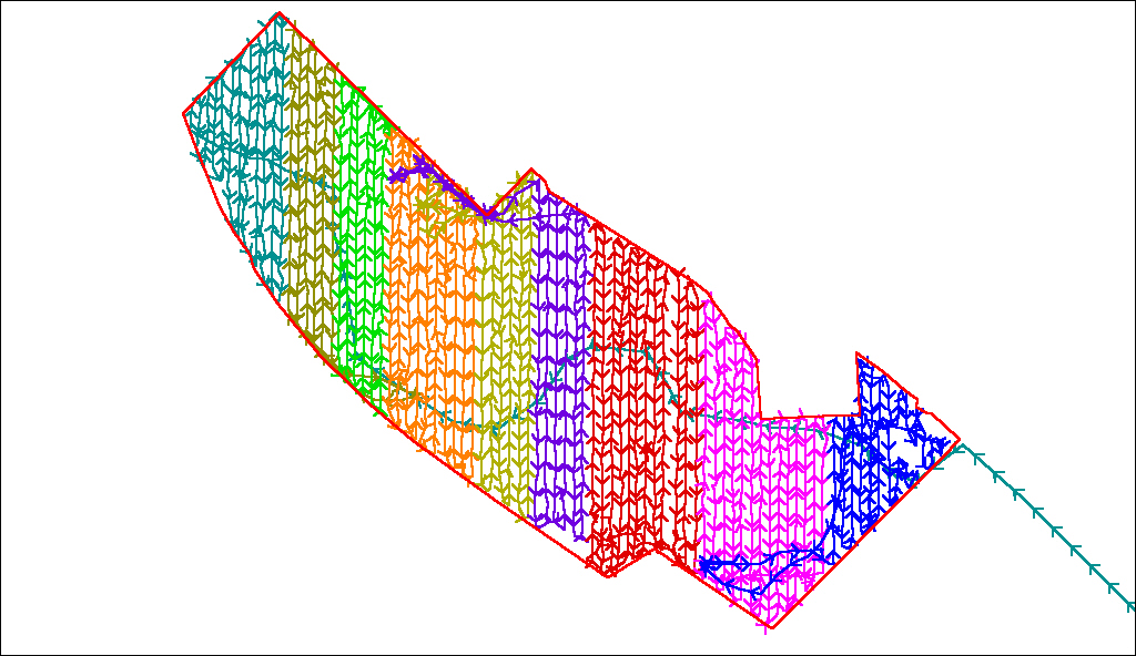 GPS Track logs from walking survey