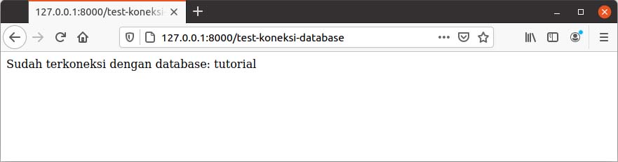 cara membuat database mysql di laravel