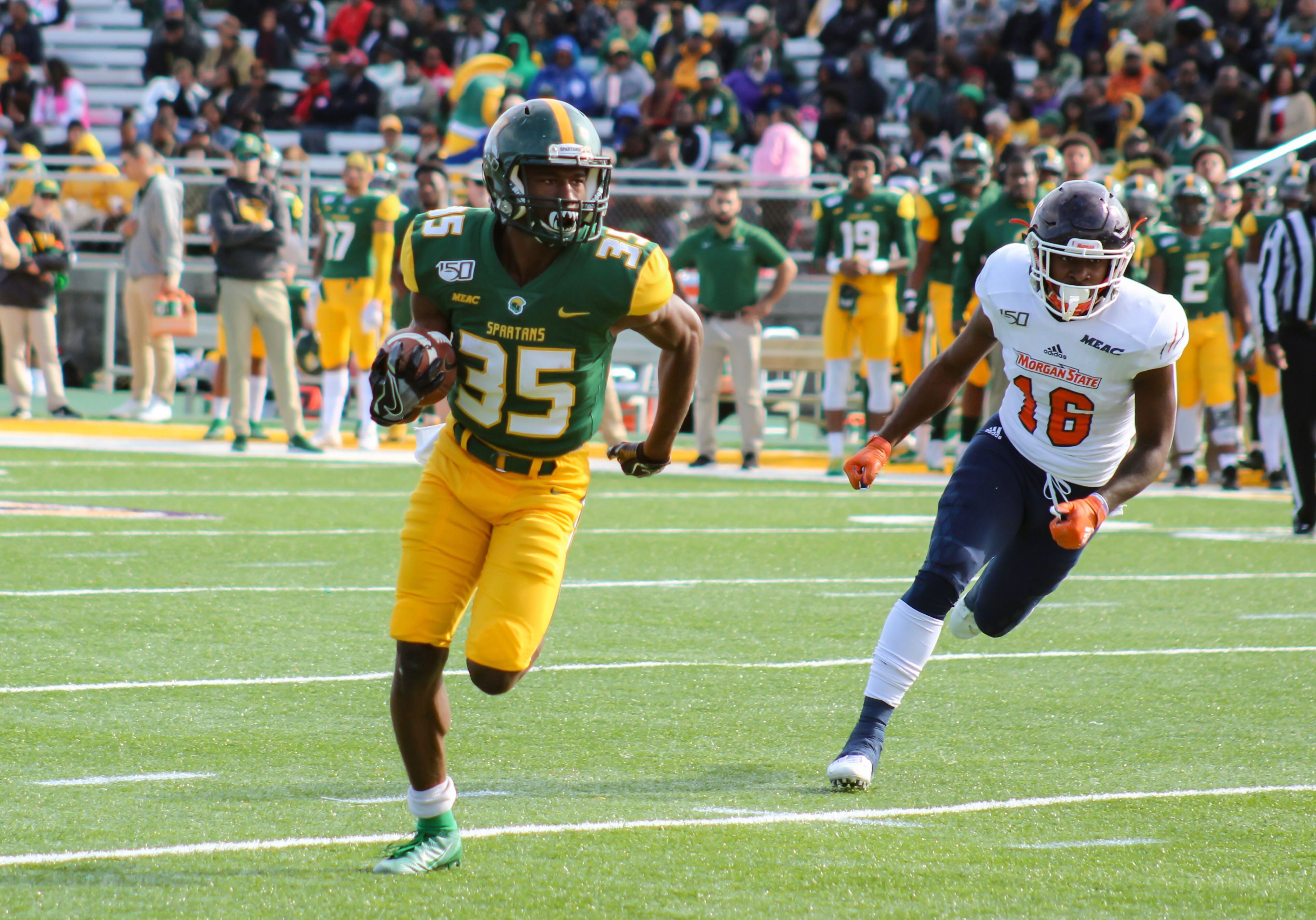 Norfolk State freshman RB up for Jerry Rice Award - HBCU Gameday
