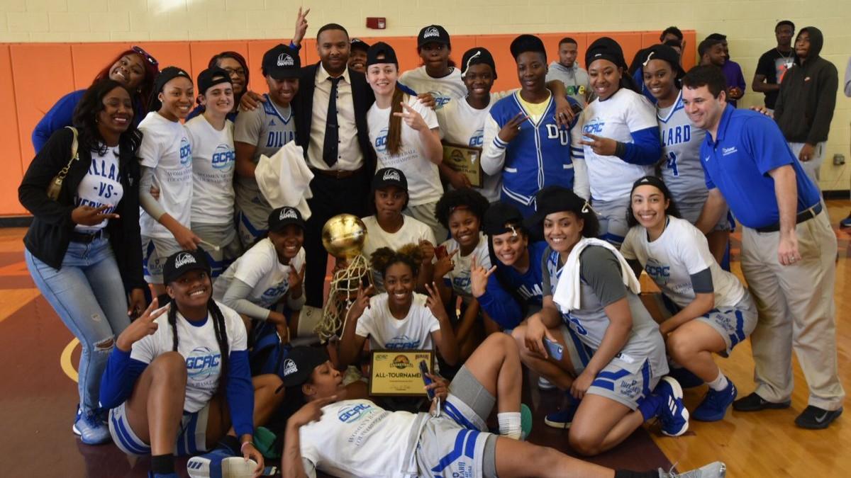 Dillard women win second consecutive GCAC basketball tournament title