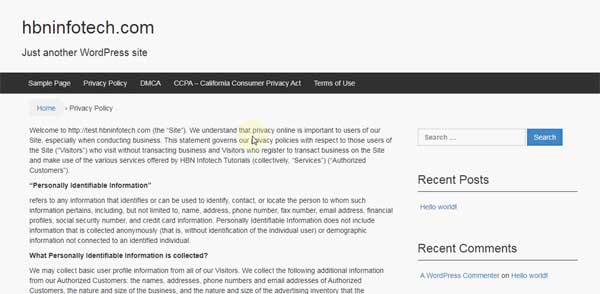 Best gdpr privacy policy generators will help you create policies that effectively protect both yourself and your visitors. Free Privacy Policy and Terms and Conditions Generator | WordPress