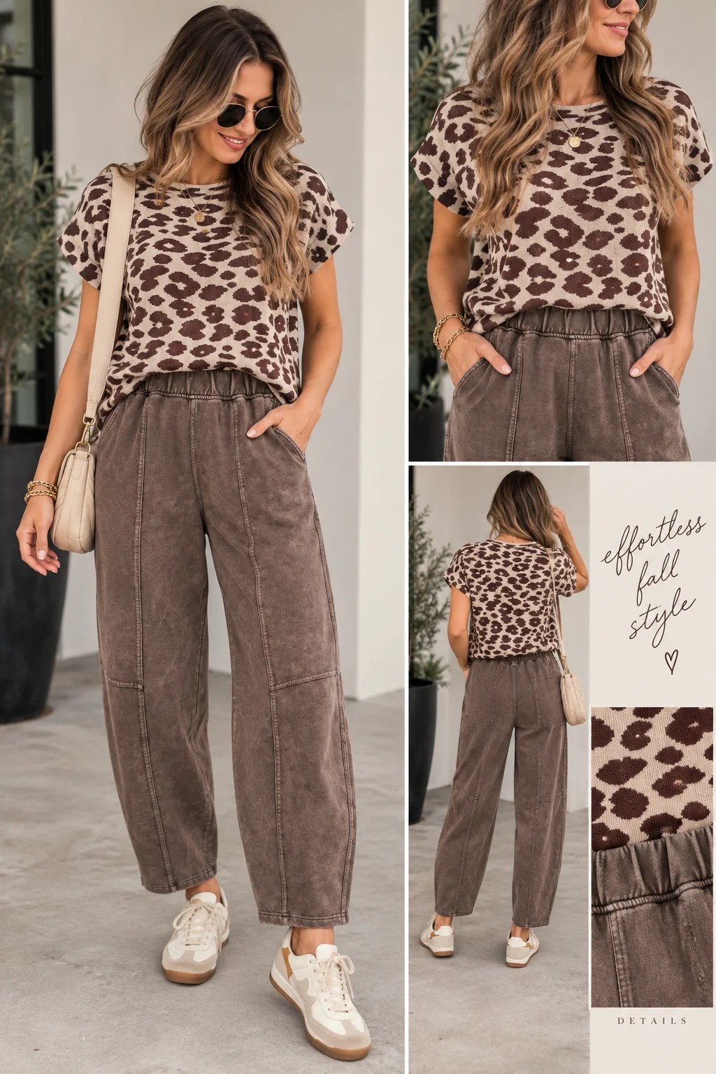 Mineral Wash Elastic Pants
