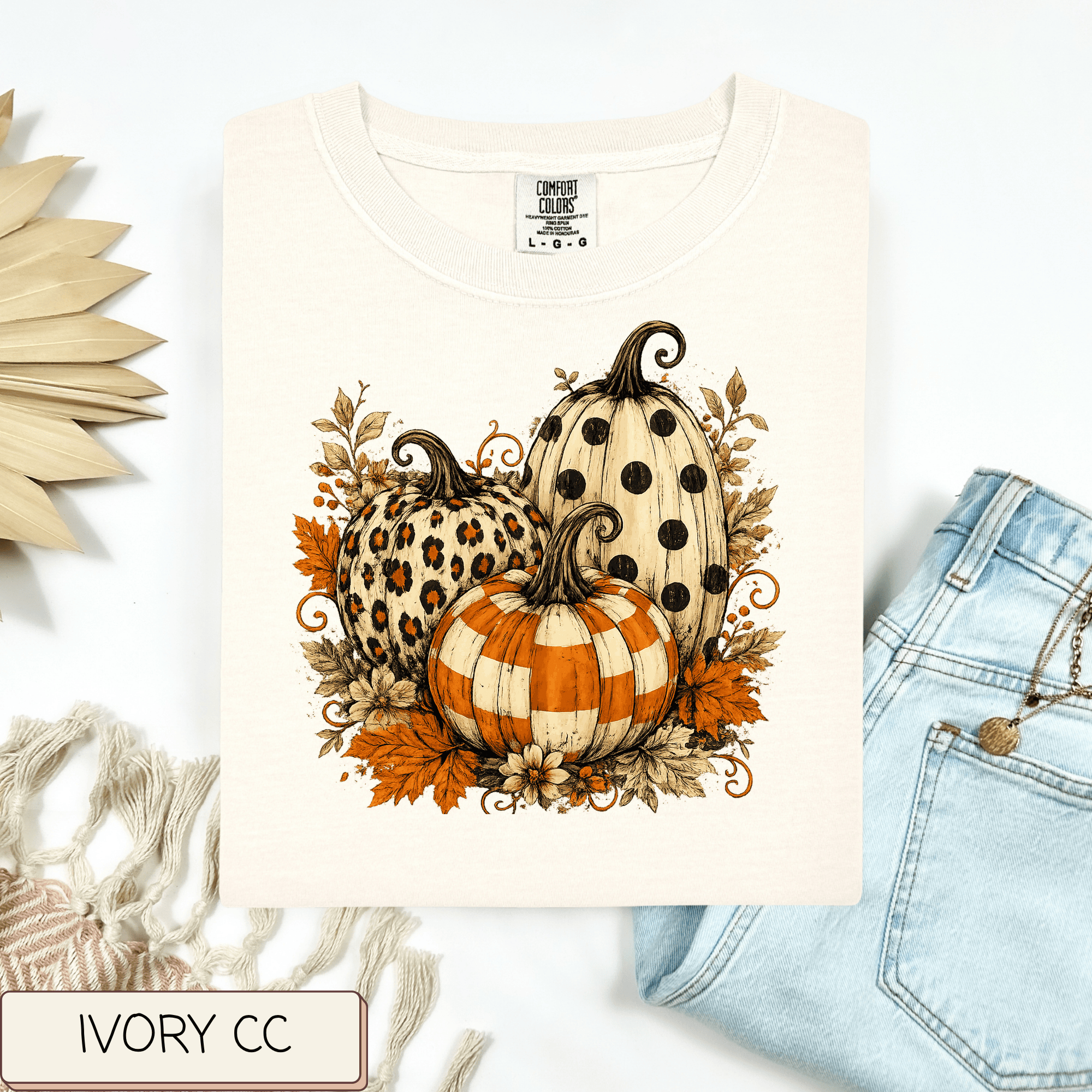 Fall Pumpkin Trio graphic tee