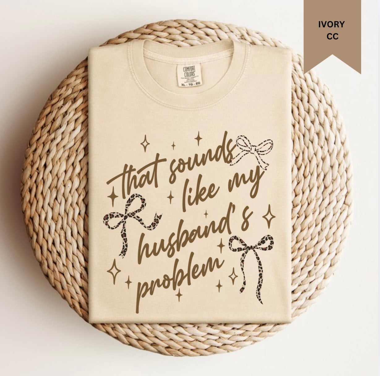 Husband's Problem Tee graphic tee