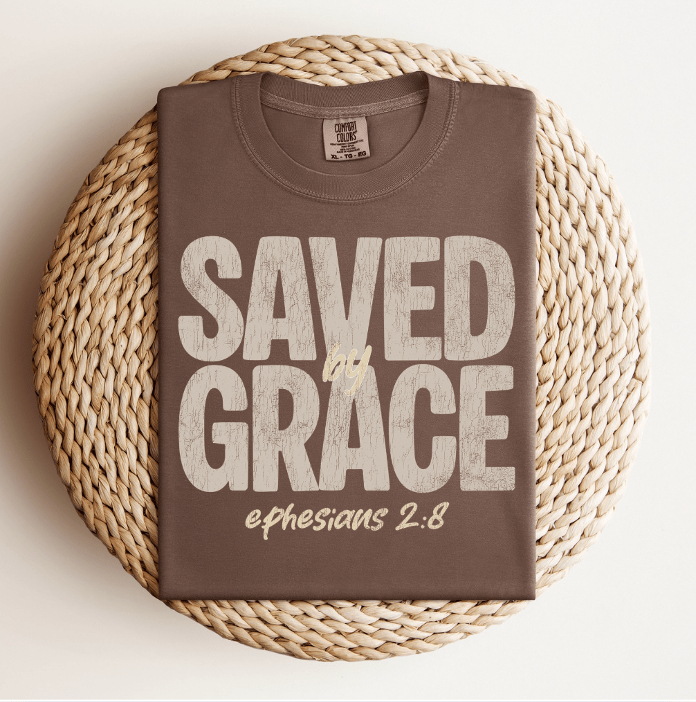 Saved By Grace Tee graphic tee